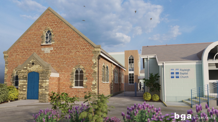 View of The Hive from the road